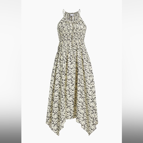 Proenza Schouler Dresses & Skirts - Proenza schouler Floral Smocked Handkercheif Midi-Dress NWOT